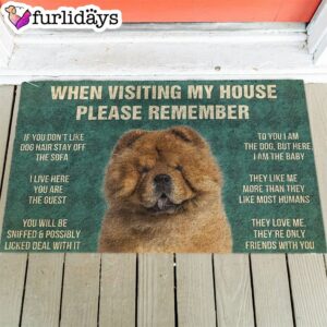 Chowchow s Rules Doormat Outdoor Decor Christmas Gift For Pet Lovers 1