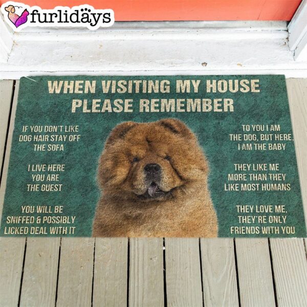 Chowchow’s Rules Doormat – Outdoor Decor – Christmas Gift For Pet Lovers