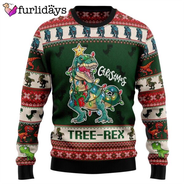 Christmas Tree Rex Ugly Christmas Sweater – Xmas Gifts For Dog Lovers – Gift For Christmas