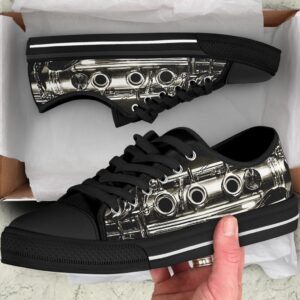 Clarinet Shortcut Low Top Shoes Music Fashion Casual Shoes Gift For Adults Malalan Sneaker For Walking 2