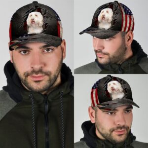 Cockapoo On The American Flag Cap Hats For Walking With Pets Gifts Dog Caps For Friends 3 fkth2l