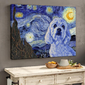 Cockapoo Poster Matte Canvas Dog Wall Art Prints Painting On Canvas 2