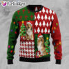 Collie Hohoho Dog Lover Christmas Pattern Ugly Christmas Sweater – Gifts For Dog Lovers