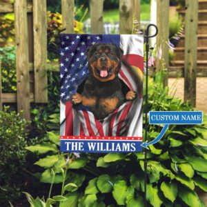 Colorado Rottweiler Personalized Garden Flag –…