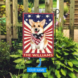 Corgi Garden Personalized Flag Custom Dog Garden Flags Dog Flags Outdoor 3