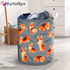 Corgi Laundry Basket – Dog Laundry…
