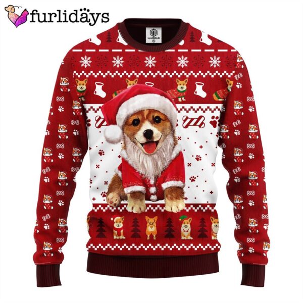 Corgi Noel Cute Ugly Christmas Sweater – Best Xmas Gifts –  Dog Memorial Gift