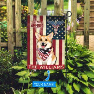 Corgi Nurses Personalized Flag Custom Dog Garden Flags Dog Flags Outdoor 3