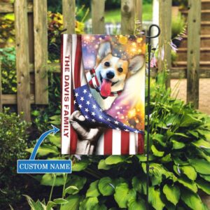Corgi Personalized Dog Garden Flag Custom Dog Garden Flags Dog Flags Outdoor 3