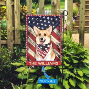 Corgi Personalized Flag Custom Dog Garden Flags Dog Flags Outdoor 2