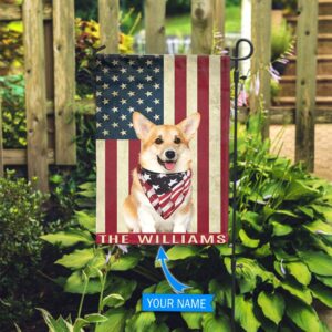 Corgi Personalized Garden Flag Garden Dog Flag Custom Dog Garden Flags 1
