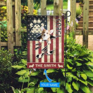 Corgi Personalized Garden Flag Garden Dog Flag Custom Dog Garden Flags 3