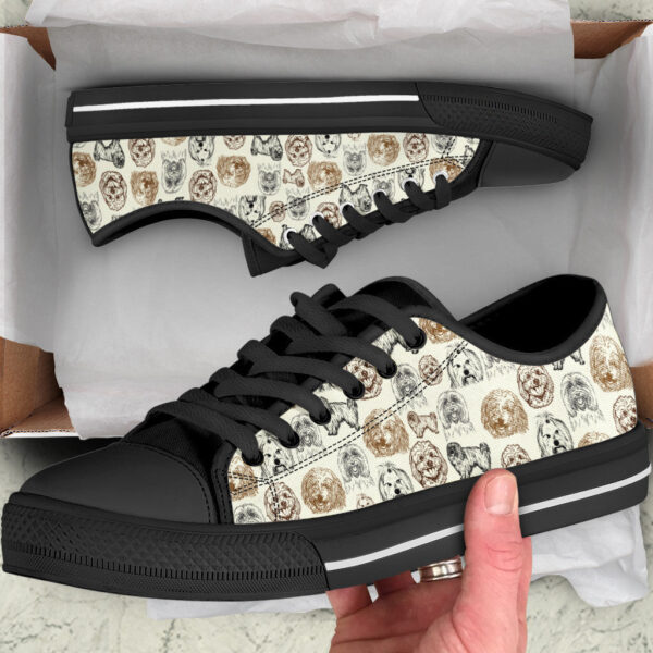 Coton De Tulear Low Top Shoes – Low Top Sneaker – Sneaker For Dog Walking