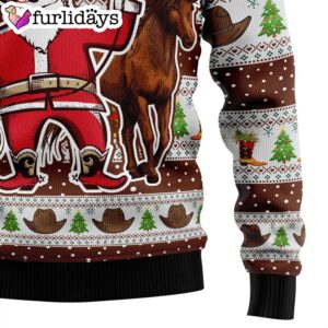 Cowboy Santa Claus Ugly Christmas Sweater Xmas Gifts For Dog Lovers Gift For Christmas 7