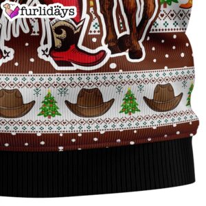 Cowboy Santa Claus Ugly Christmas Sweater Xmas Gifts For Dog Lovers Gift For Christmas 8