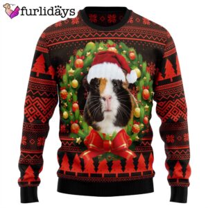Cute Guinea Pig Ugly Christmas Sweater Lover Xmas Sweater Gift Dog Memorial Gift 1
