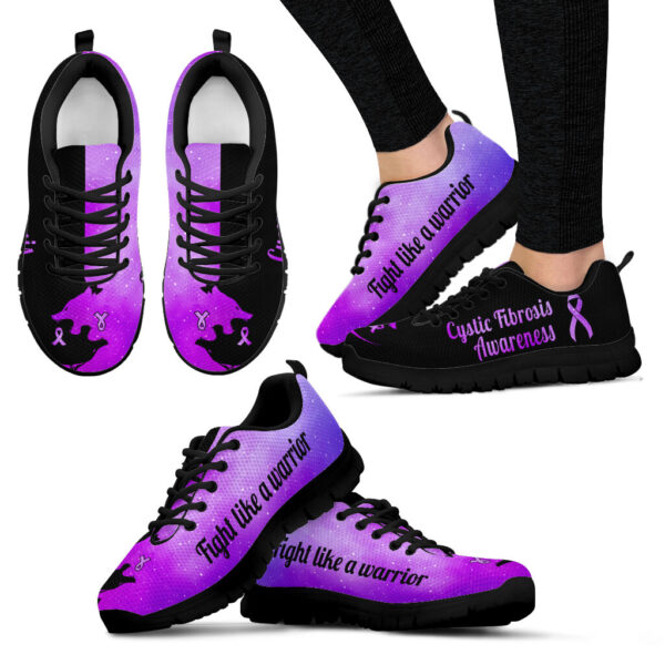 Cystic Fibrosis Awareness Shoes Sky Star Sneaker Walking Shoes – Best Gift For Men And Women