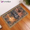 Dachshund-Flower Paw Doormat – Pet Welcome…