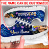 Dachshund Dog Lover Shoes Flower Power Sneaker Walking Shoes – Personalized Custom – Best Gift For Dog Lover