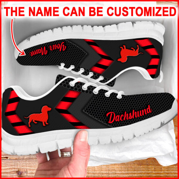 Dachshund Dog Lover Shoes Simplify Style Sneakers Walking Shoes – Personalized Custom – Best Gift For Dog Lover