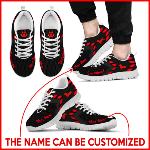Dachshund Dog Lover Shoes Simplify Style Sneakers Walking Shoes – Personalized Custom – Best Gift For Dog Lover