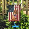 Dachshund God Bless Personalized Garden Flag – Custom Dog Garden Flags – Dog Flags Outdoor