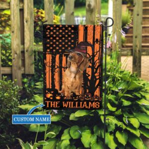 Dachshund Halloween Personalized Flag Garden Dog Flag Custom Dog Garden Flags Dog Gifts For Owners 3