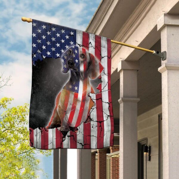 Dachshund House Flag – Dog Flags Outdoor – Dog Lovers Gifts for Him or Her
