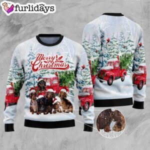 Dachshund Merry Christmas Ugly Christmas Sweater Xmas Gifts For Dog Lovers Gift For Christmas 3