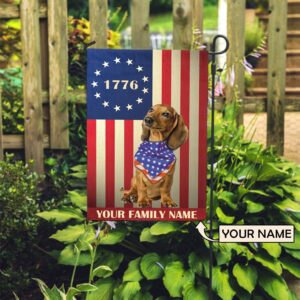 Dachshund Personalized Flag Garden Dog Flag Custom Dog Garden Flags Dog Gifts For Owners 3