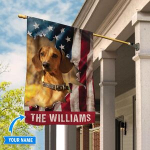 Dachshund Personalized Flag Personalized Dog Garden Flags Dog Flags Outdoor Dog Gifts For Owners 2