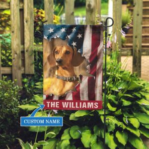 Dachshund Personalized Flag Personalized Dog Garden Flags Dog Flags Outdoor Dog Gifts For Owners 3