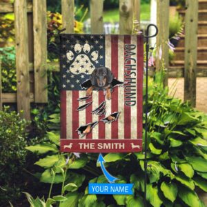 Dachshund Personalized Flag Personalized Dog Garden Flags Dog Flags Outdoor 7