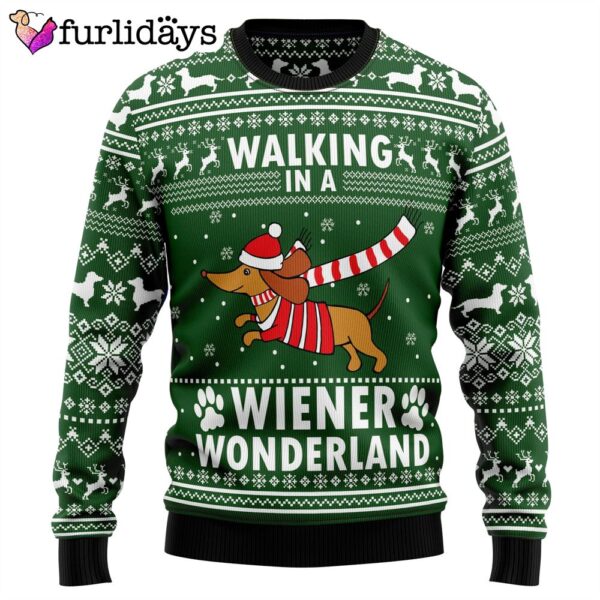 Dachshund Weiner Wonderland Ugly Christmas Sweater – Xmas Gifts For Dog Lovers – Gift For Christmas