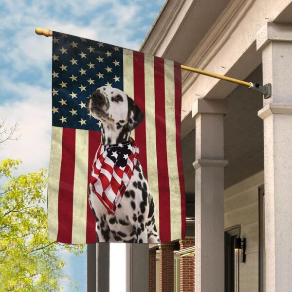 Dalmatian House Flag – Dog Flags Outdoor – Dog Lovers Gifts for Him or Her