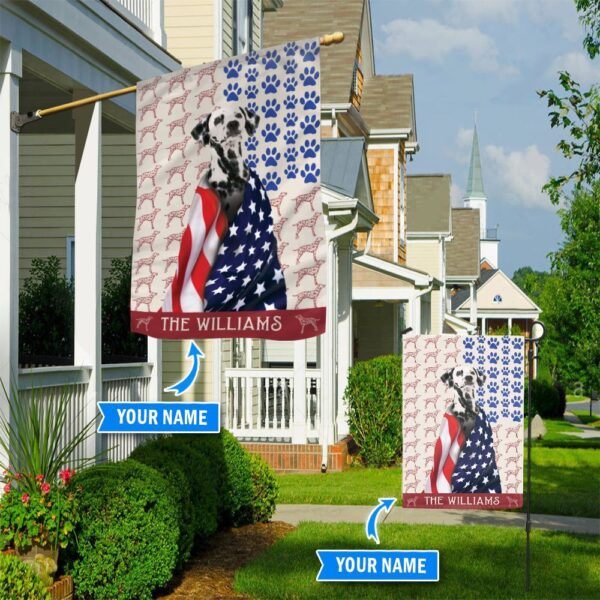 Dalmatians Personalized Flag – Personalized Dog Garden Flags – Dog Flags Outdoor