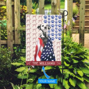 Dalmatians Personalized Flag Personalized Dog Garden Flags Dog Flags Outdoor 3
