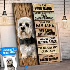 Dandie Dinmont Personalized Poster Canvas Dog Canvas Wall Art Dog Lovers Gifts For Him Or Her 2