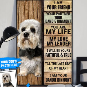 Dandie Dinmont Personalized Poster Canvas Dog Canvas Wall Art Dog Lovers Gifts For Him Or Her 3