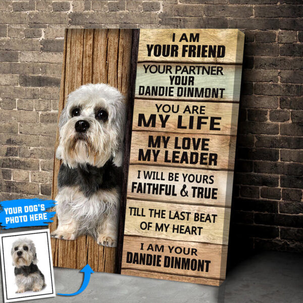 Dandie Dinmont Personalized Poster & Canvas – Dog Canvas Wall Art – Dog Lovers Gifts For Him Or Her