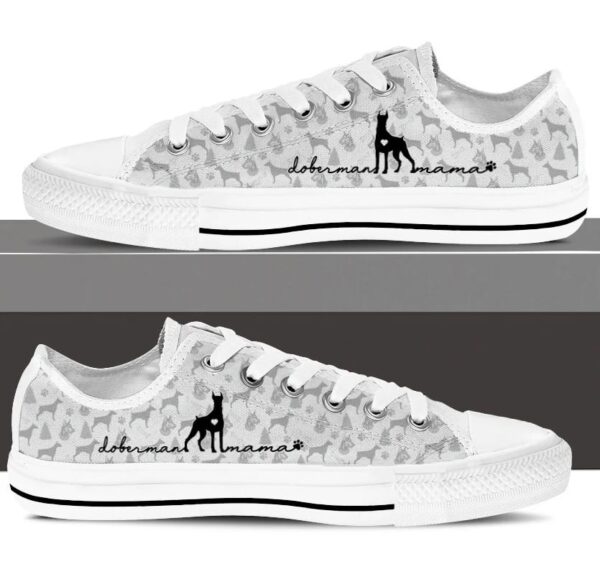 Doberman Low Top Shoes – Sneaker For Dog Walking – Dog Lovers Gifts for Him or Her