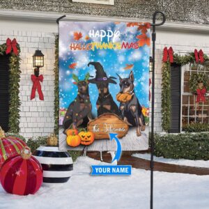 Doberman Personalized Flag Personalized Dog Garden Flags Dog Flags Outdoor Dog Gifts For Owners 2