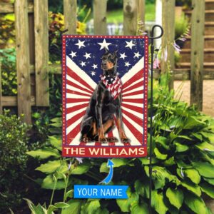 Doberman Personalized House Flag Custom Dog Garden Flags Dog Flags Outdoor 3