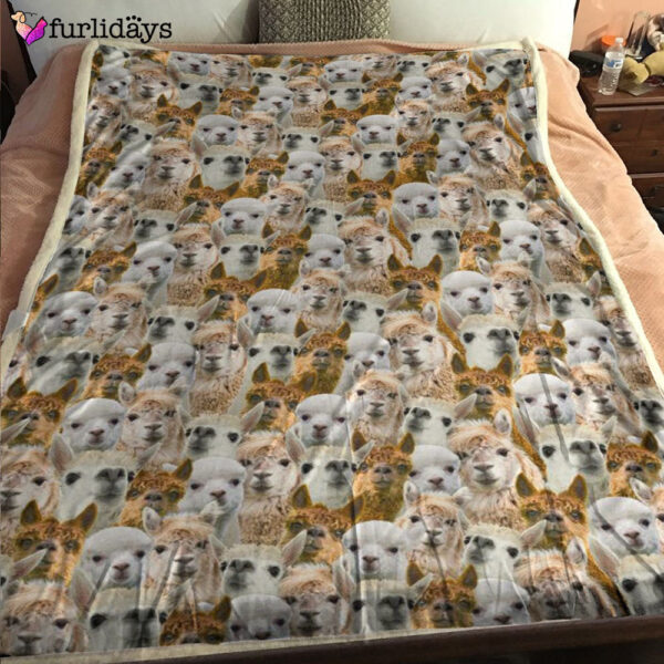 Dog Blanket – Dog Face Blanket – Dog Throw Blanket – Alpaca Full Face Blanket – Furlidays