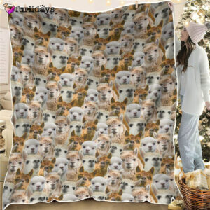 Dog Blanket Dog Face Blanket Dog Throw Blanket Alpaca Full Face Blanket Furlidays 2