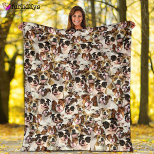 Dog Blanket Dog Face Blanket Dog Throw Blanket American Bulldog 1 Full Face Blanket Furlidays 2 bd5537fd 0448 42b3 881d 75f56b225b2c