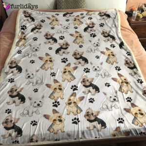 Dog Blanket Dog Face Blanket Dog Throw Blanket American Staffordshire Terrier Camo Blanket Furlidays 2