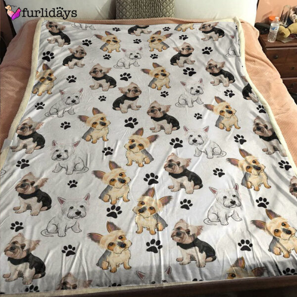 Dog Blanket – Dog Face Blanket – Dog Throw Blanket – American Staffordshire Terrier Camo Blanket – Furlidays