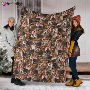Dog Blanket Dog Face Blanket Dog Throw Blanket American Staffordshire Terrier Full Face Blanket Furlidays 3 ee89f3b3 1e1d 4ab5 9364 a9be2cce5429