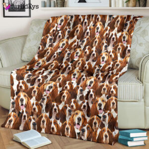 Dog Blanket Dog Face Blanket Dog Throw Blanket Basset Hound Full Face Blanket Furlidays 8